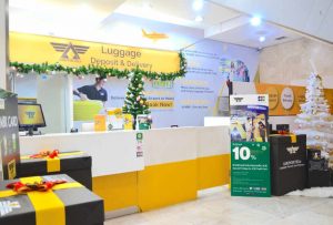 Airportels Counter inside MBK Mall