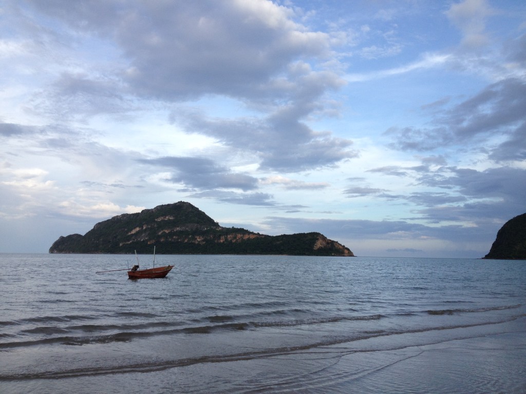 Quiet beaches are a common sight in Prachuap Khiri Khan...