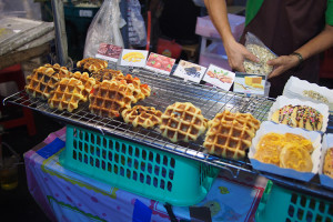 Waffle Stand at Talad Liab Duan