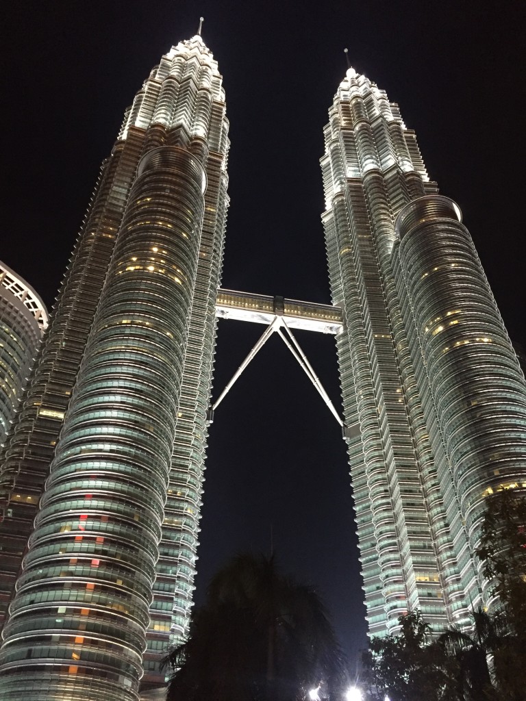 One of the most majestic skyscrapers in the world, the Petronas Towers...
