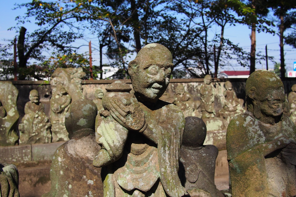 Gohyaku Rakan statues...
