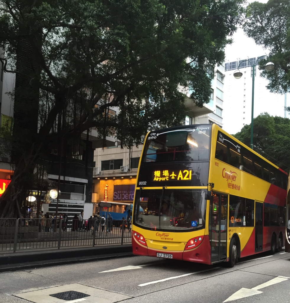 You can catch the A21 bus to the airport on Austin and Nathan Road intersection, a short walk from BP Hotel...