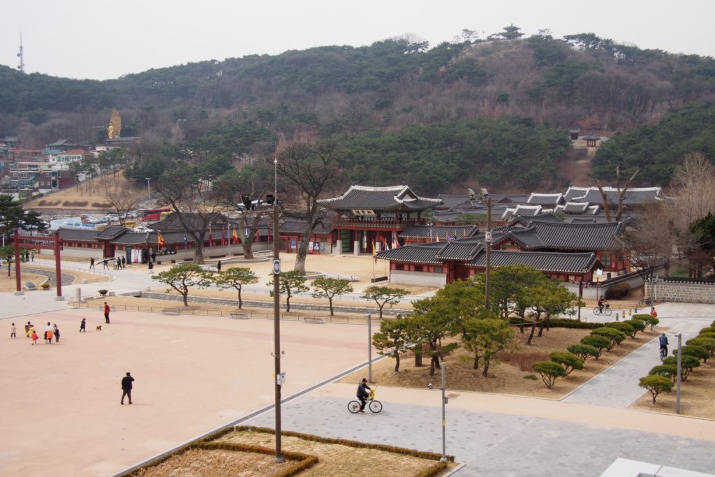 The outside entrance of Hwaseong Temporary Palace...