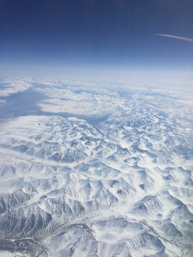 Air China flies through North Pole
