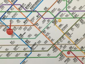 Seoul Subway Train Map