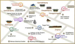 Seoul South Korea Grand Palace Maps