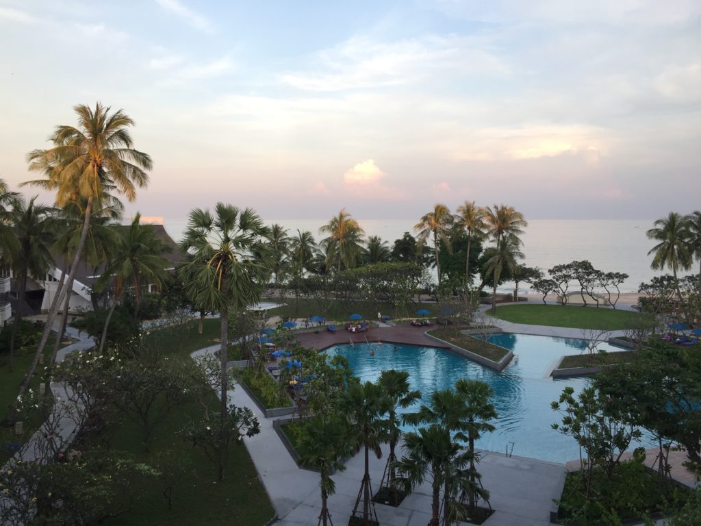 A view from the Regent Cha Am Resort in Hua Hin booked through Agoda.com...