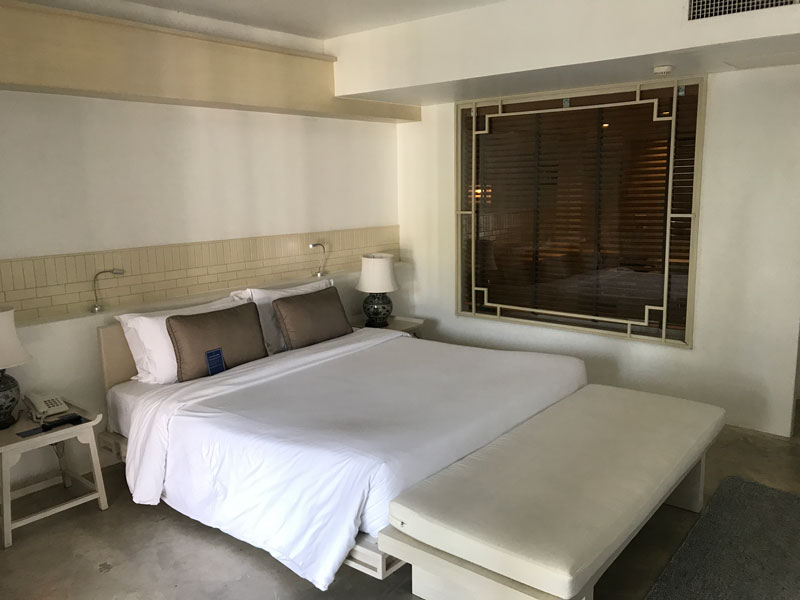 King size bed at AWA resort