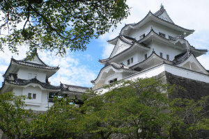 Outside of Wakayama Castle, Japan