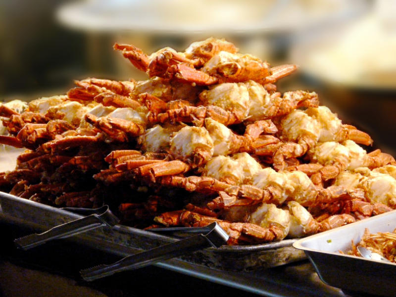 Fried foods in Tapei