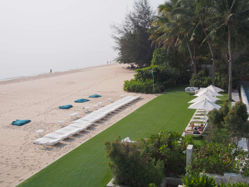 Beachfront of Veranda Hotel and Resort Hua Hin, Thailand
