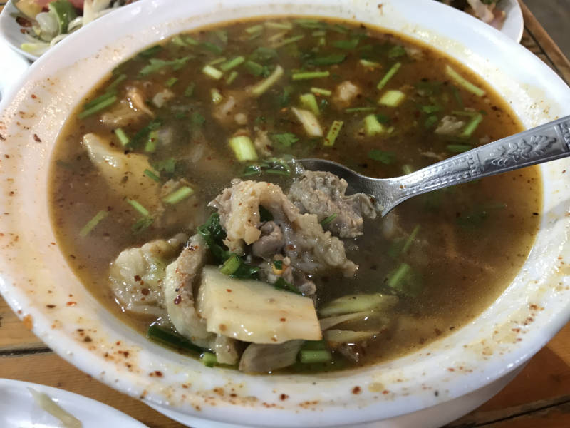 Thai beef soup