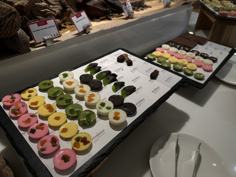 Complimentary selection of chocolates everyday from 2 pm to 3pm