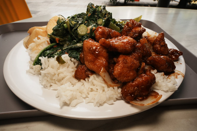 1 Meat 2 Vegetables Mixed Rice Dish