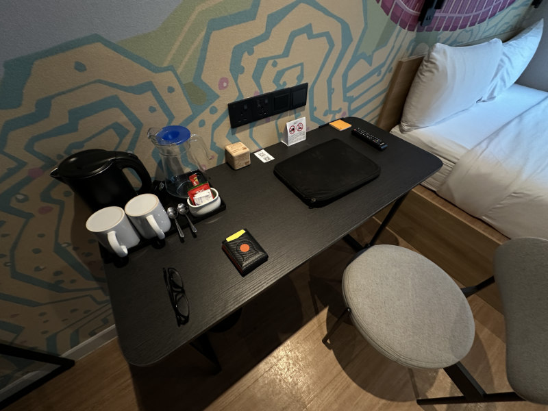 Work desk with high speed internet wi-fi