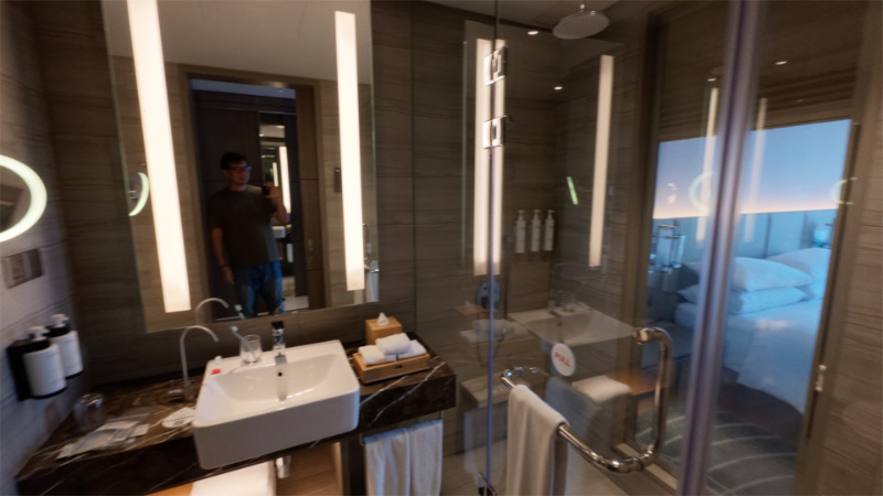 Spacious bathroom at Courtyard Marriott Setia Alam