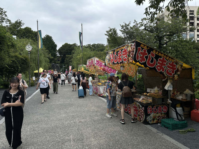 Ueno Park Food and Snack Vendors